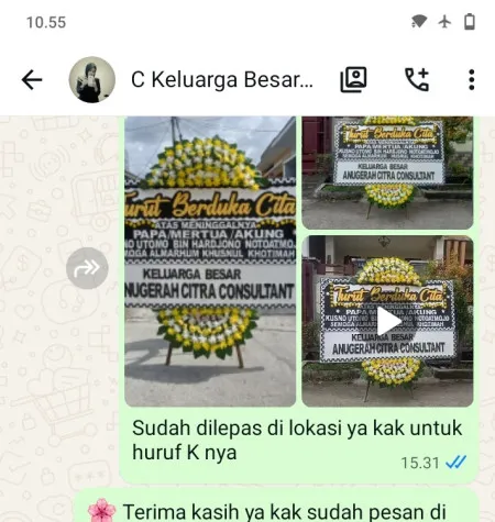 Pengiriman Papan Bunga Duka Cilandak Barat